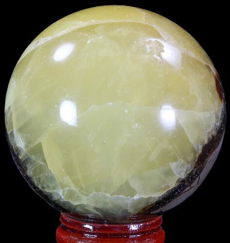 Polished Septarian Sphere - Madagascar #67834